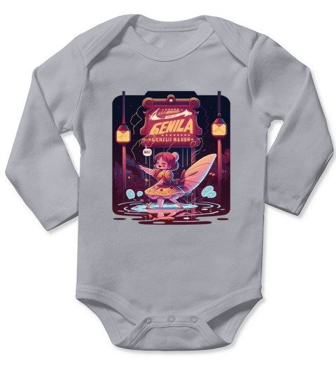 Show Your Sense of Humor with a Funny Cupid TShirt Long Sleeve Baby One-Piece
