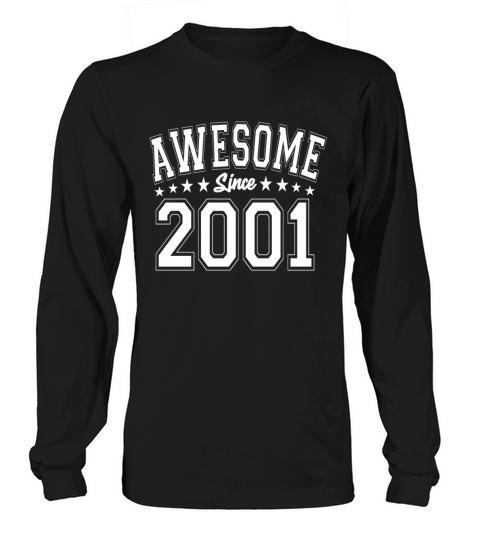 Awesome Since 2001 Birthday 2001 Vintage 2001 Long sleeved Unisex