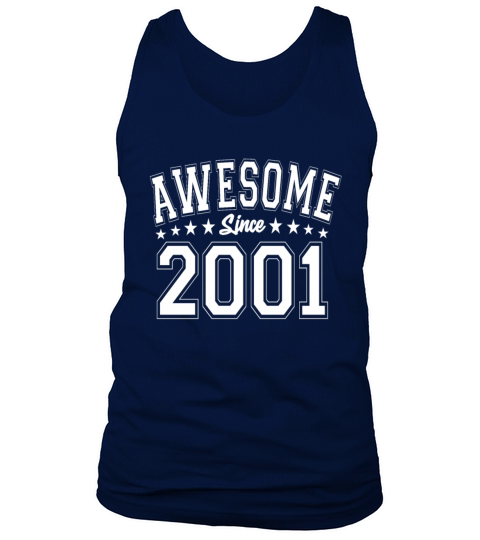 Awesome Since 2001 Birthday 2001 Vintage 2001 Tank Top Unisex