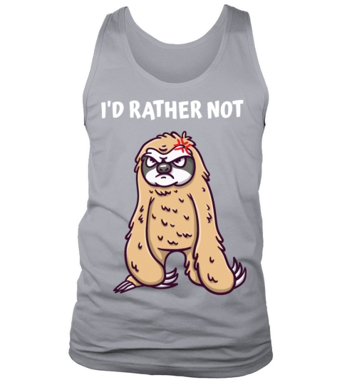 Id Rather Not Funny Introvert Humor Antisocial Sar Tank Top Unisex