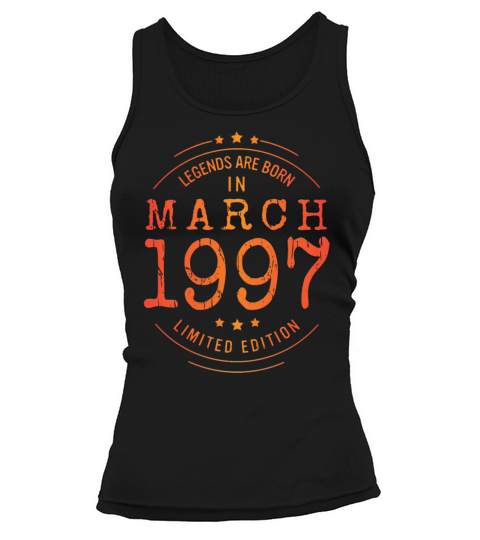 Birthday March 1997 Limited Edition Vintage Tank top Woman
