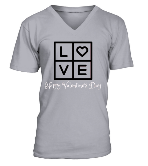 Happy Valentines Day V-Neck T-shirt