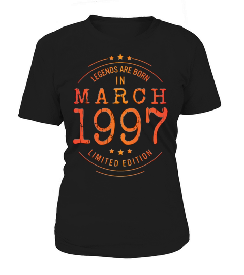 Birthday March 1997 Limited Edition Vintage Women's T-Shirt