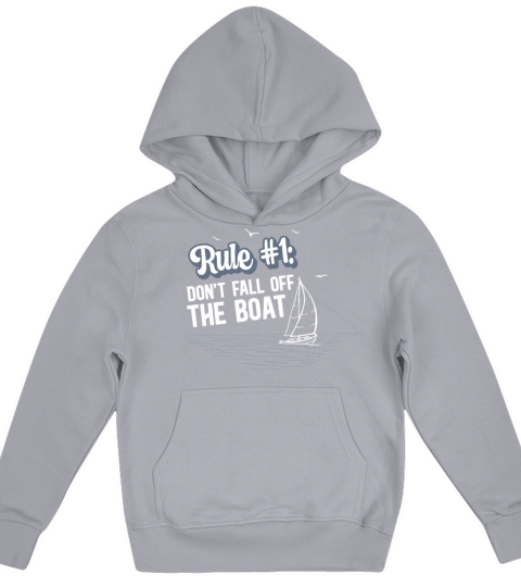 Dont Fall Off The Boat Funny Sailing Kids Hoodie