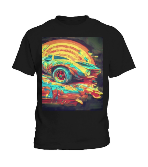 Car Muscle Car Vintage Retro ford Kids T-Shirt
