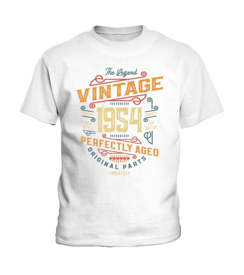 Vintage 1954 69th Birthday Kids T-Shirt