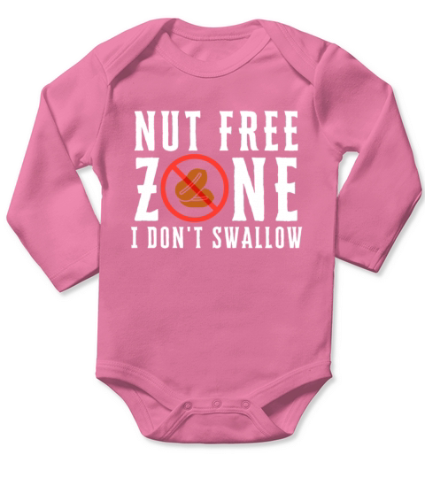 Peanut Allergy Awareness Peanut Allergic Long Sleeve Baby One-Piece