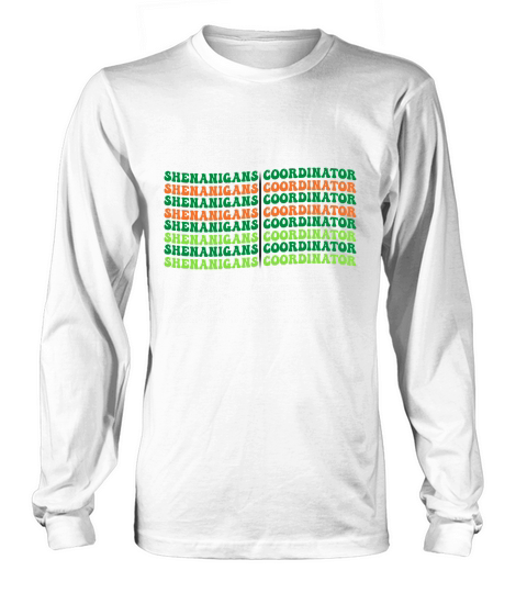 Retro St Patricks Shenanigans Coordinator Long sleeved Unisex