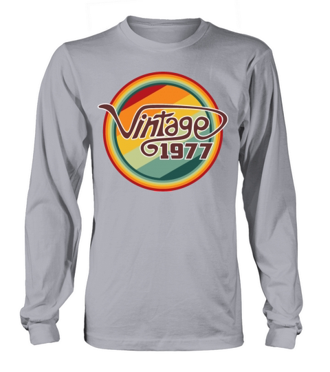 Vintage 1977 curve Long sleeved Unisex