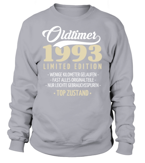 30th Birthday Vintage 1993 Sweatshirt Unisex