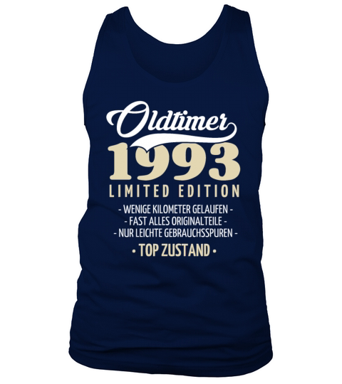 30th Birthday Vintage 1993 Tank Top Unisex