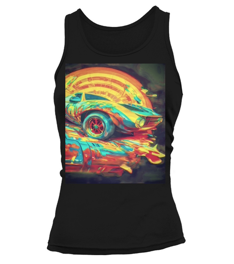 Car Muscle Car Vintage Retro ford Tank top Woman