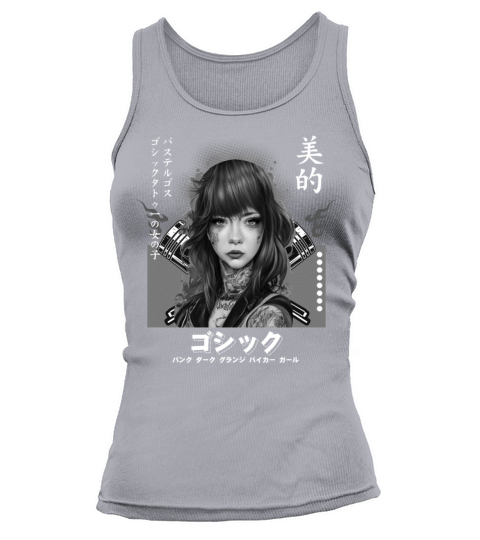 Motorcycle Biker Japanese Alt Aesthetic Soft Grung Tank top Woman