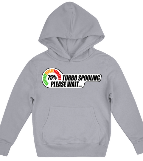 Turbo Spooling Please Wait Kids Hoodie