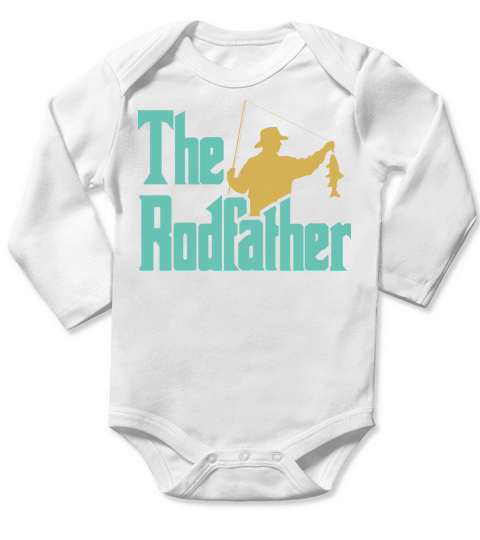 Rod Father Long Sleeve Baby One-Piece
