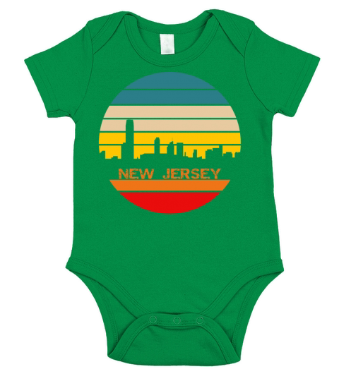 New Jersey USA Locations America Short Sleeve Baby One-Piece