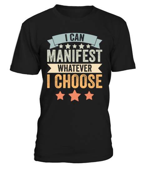 Vintage Manifest Positivity I Can Manifest T-Shirt Unisex