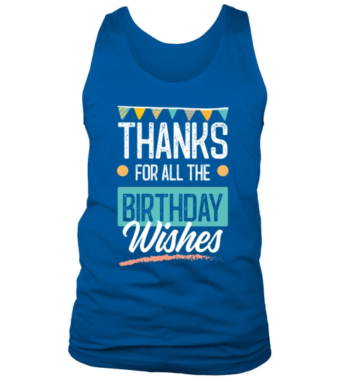 birthday congratulations Tank Top Unisex