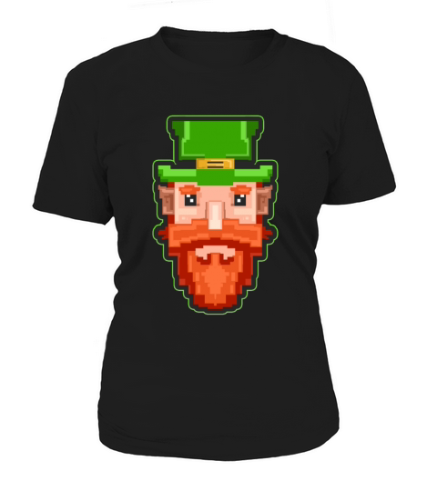Vintage Pixel 90s Leprechaun For St Patricks Day Women's T-Shirt