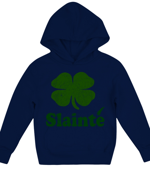 Vintage Slainte 1 Kids Hoodie