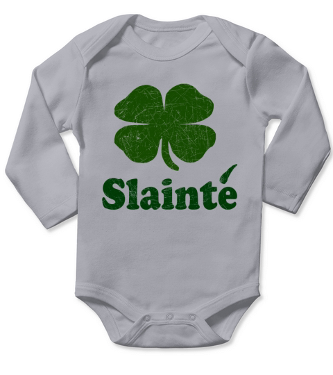 Vintage Slainte 1 Long Sleeve Baby One-Piece