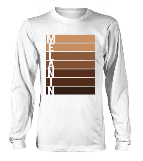 Melanin Definition Black History Month African Long sleeved Unisex