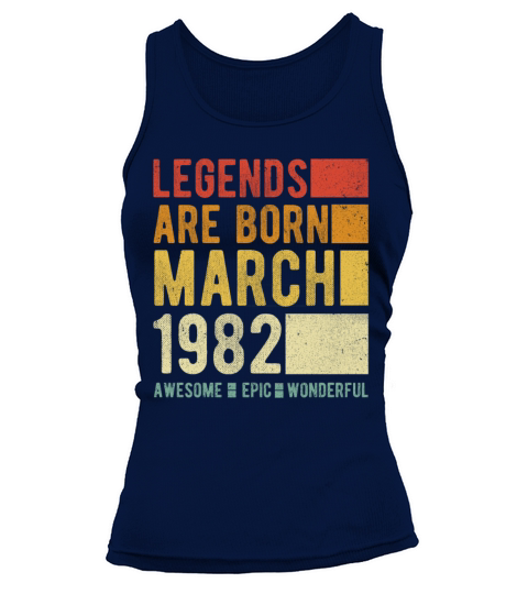 Birthday March 1982 Tank top Woman