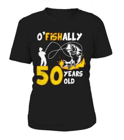 50th Birthday Fishing 1973 Vintage Fisherman Angle Women's T-Shirt