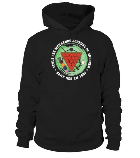 Snooker born in 1988 Vintage Birthday Snooker Hoodie Unisex