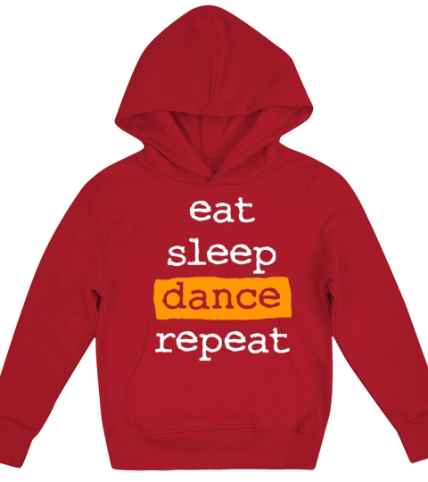 eat sleep dance repeat - cool quote dancer dancing Kids Hoodie