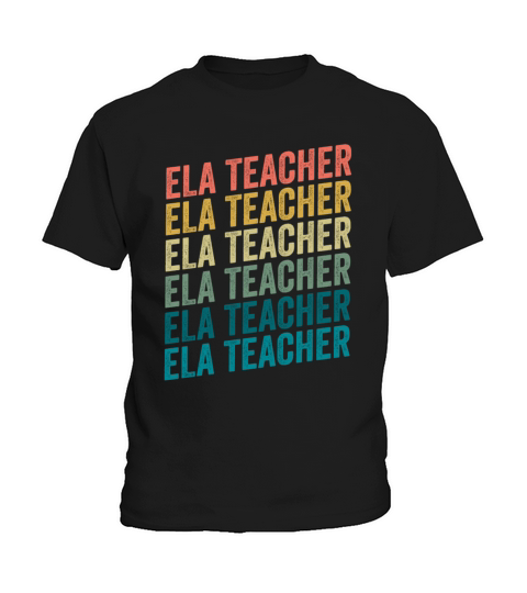 Retro Vintage ELA Teacher For English Language Kids T-Shirt