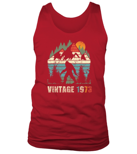 vintage 1973 yeti funny 50th birthday shirt Tank Top Unisex