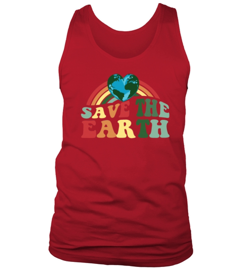 Vintage Retro Earth Day Save the Earth Tank Top Unisex