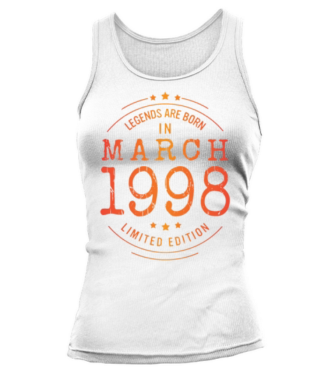 Birthday March 1998 Limited Edition Vintage Tank top Woman