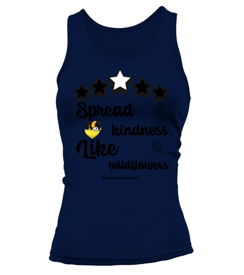 Spread kindness like wildflowers never give up Tank top Woman