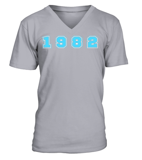 1982 Year Number V-Neck T-shirt