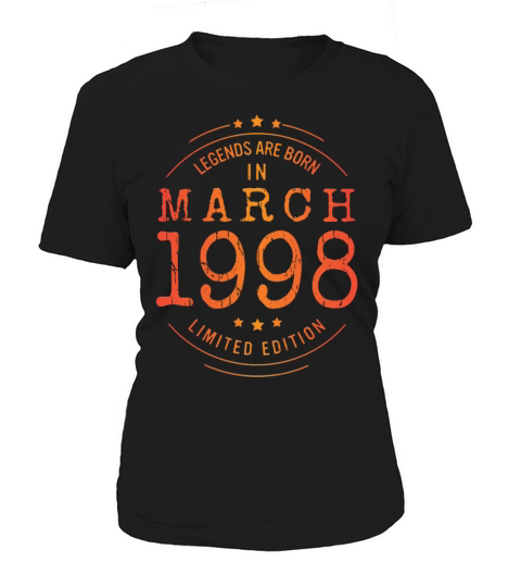 Birthday March 1998 Limited Edition Vintage Women's T-Shirt