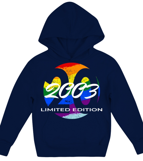 20th birthday men women 20 years 2003 vintage Kids Hoodie