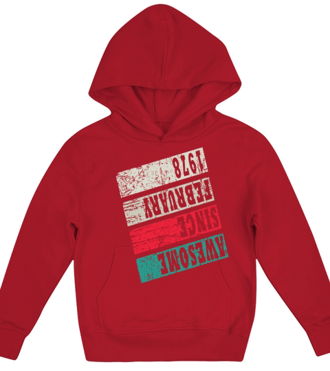 Vintage 1978 Vintage Retro Birthday Gift Kids Hoodie