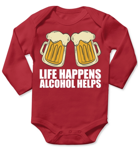 Beer Brewery Long Sleeve Baby One-Piece