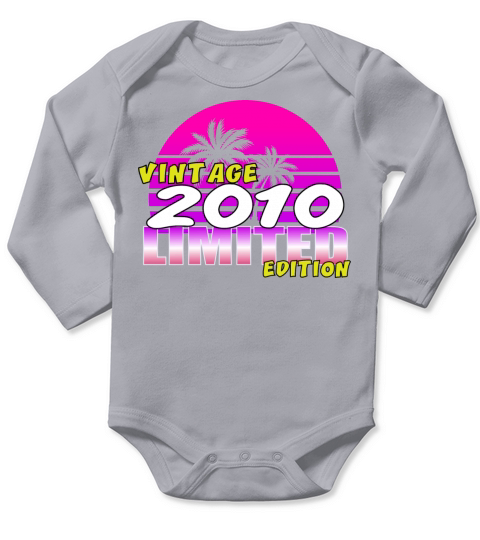 Limited Vintage 2010 Edition Long Sleeve Baby One-Piece