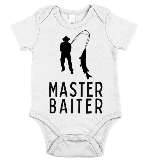Master Baiter fisherman - Fishing Short Sleeve Baby One-Piece