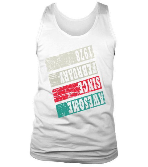 Vintage 1978 Vintage Retro Birthday Gift Tank Top Unisex
