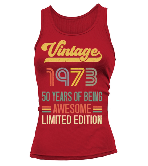 50 Year Old Gifts Vintage 1972 Limited Edition Tank top Woman
