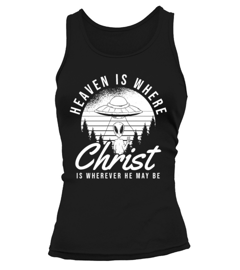 Christian Christianity Spaceship Alien Jesus Tank top Woman
