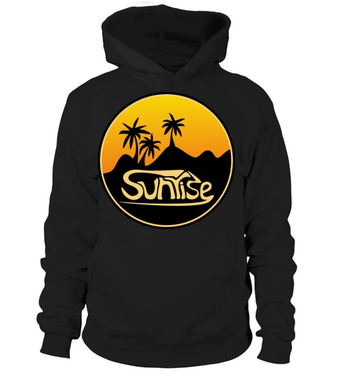 Vintage sunrise montain Hoodie Unisex