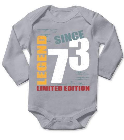 50th birthday vintage 1973 legend since 1973 Long Sleeve Baby One-Piece