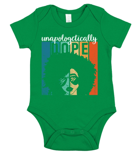 Unapologetically Dope Black History Month afro Short Sleeve Baby One-Piece
