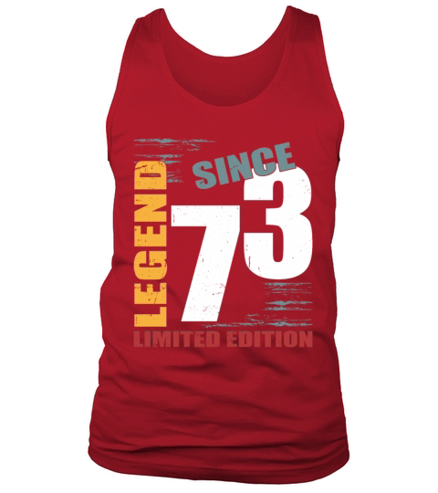 50th birthday vintage 1973 legend since 1973 Tank Top Unisex