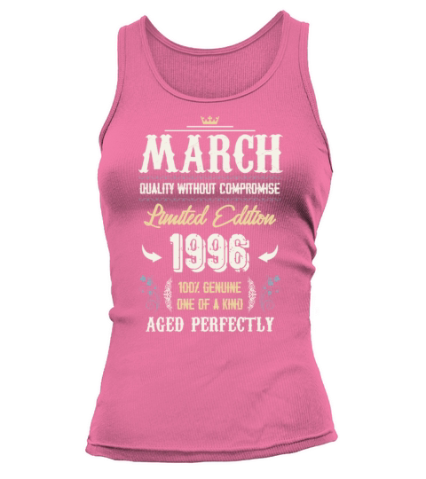 March 1996 Vintage Birthday Present Tank top Woman